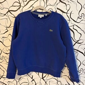men’s lacoste sweatshirt